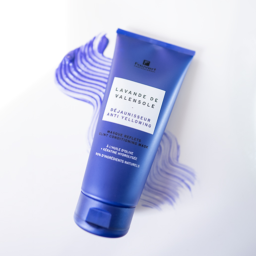 soins repigmentants Lumiere de Provence coloration cheveux temporaire made in france déjaunisseur antijaune masque violet cheveux blonds