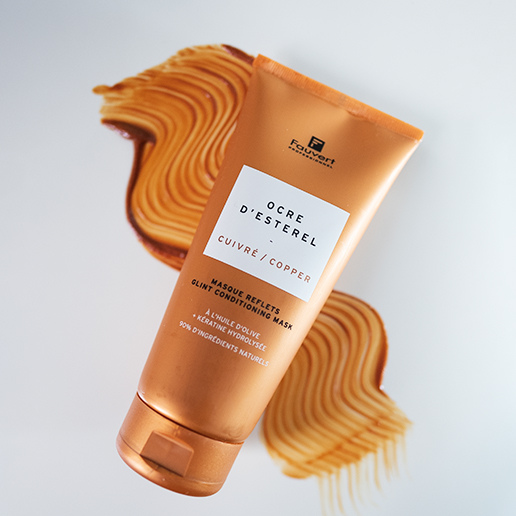 masque ocre d'esterel repigmentant coloration temporaire marron cuivré